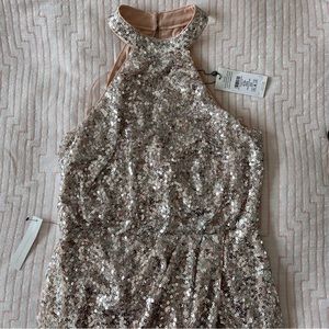 Sequin Dress in Silver
